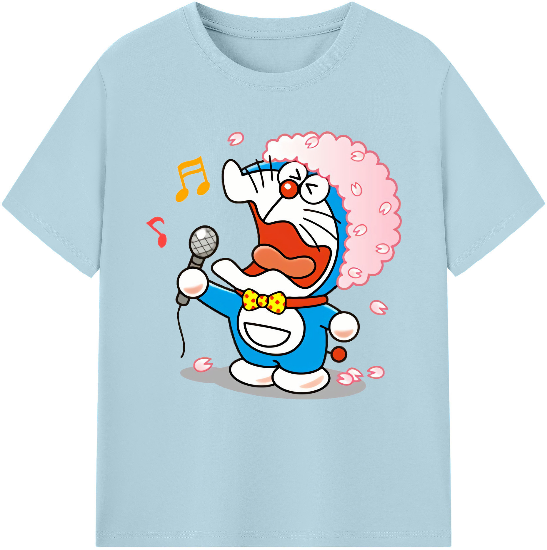 （画像用） ドラえもん Doraemon 綿100％半袖Tシャツ（フロントプリント）